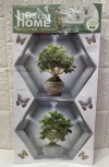 3d hexagonal photo frame simulation, three-dimensional potted plant photo frame sticker, butterfly photo frame wall sticker, three-dimensional handcrafted layer wall sticker Item Picture